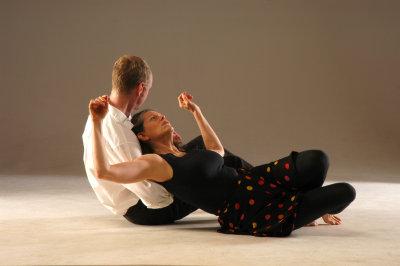 Louise Runyon and D. Patton White in In Conjunction: Awkward Grace